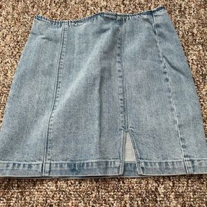 jean skirt